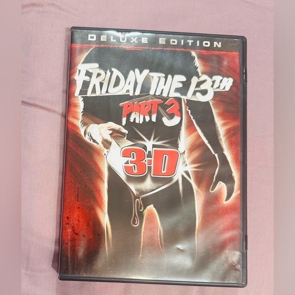 Friday the 13th Part 3- 3-D Deluxe Edition DVD 2 Pairs of 3-D Glasses Rated R - Picture 1 of 4